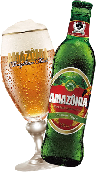ブラジル産プレミアムラガービール　アマゾニア
