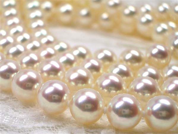 アコヤクィーン ネックレス 花珠真珠に匹敵 高級 7.5mm〜8.0mm アコヤ