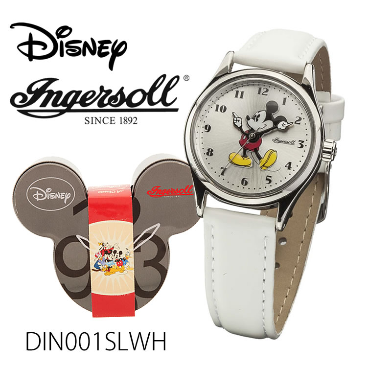 Ingersoll Disney　クラシックタイムコレクション（ミッキーマウスウォッチ）DIN001SLWH