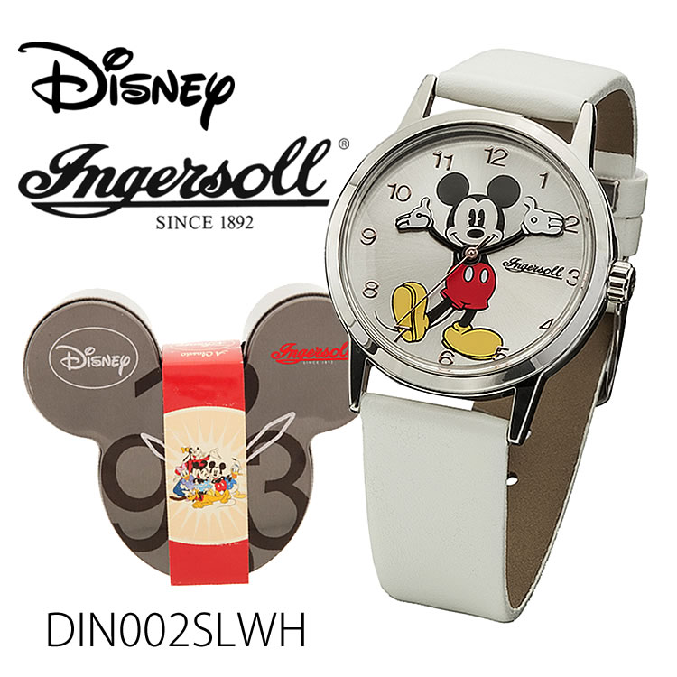 Ingersoll Disney　クラシックタイムコレクション（ミッキーマウスウォッチ）DIN002SLWH