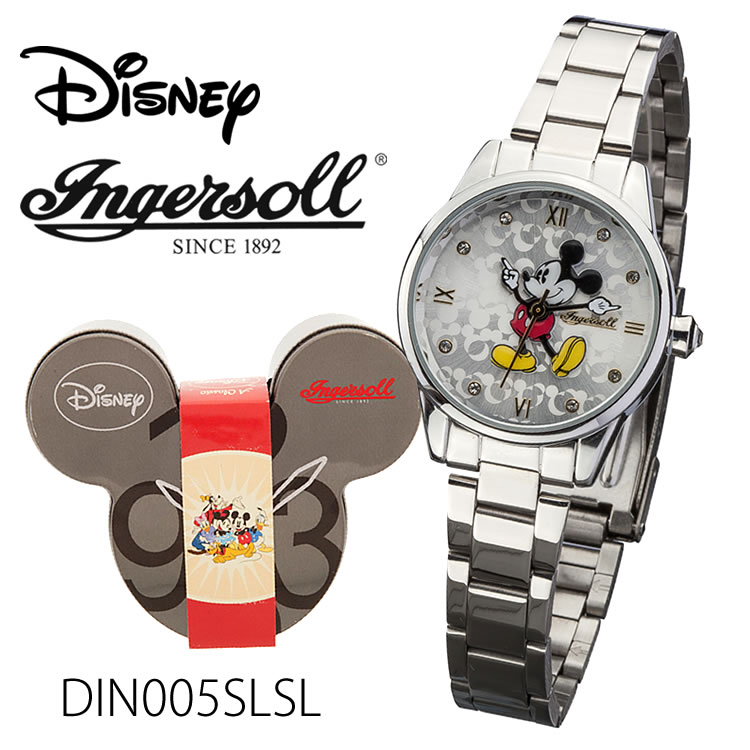 Ingersoll Disney　クラシックタイムコレクション（ミッキーマウスウォッチ）DIN005SLSL