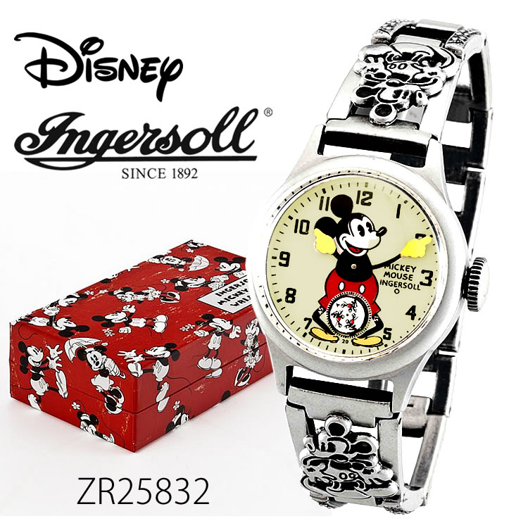 Ingersoll Disney　30'sコレクション（ミッキーマウス手巻き機械式ウォッチ）ZR25832