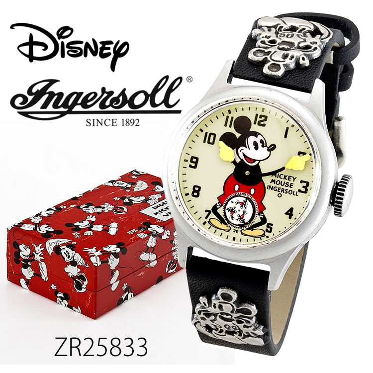 Ingersoll Disney　30'sコレクション（ミッキーマウス手巻き機械式ウォッチ）ZR25833