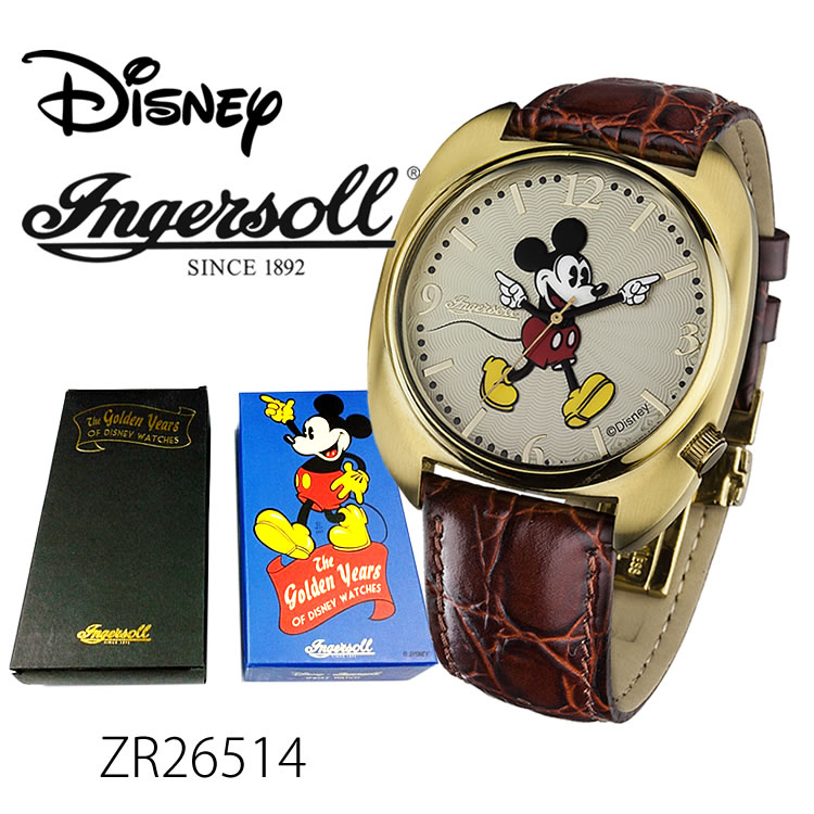 Ingersoll Disney　ゴールデンイヤーズコレクション（ミッキーマウスウォッチ）ZR26514