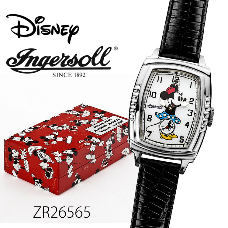 Ingersoll Disney　30'sコレクション（ミニーマウス手巻き機械式ウォッチ）ZR26565