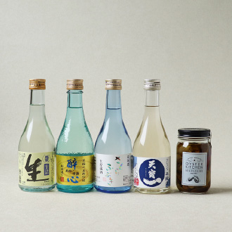 広島牡蠣と地酒セット
