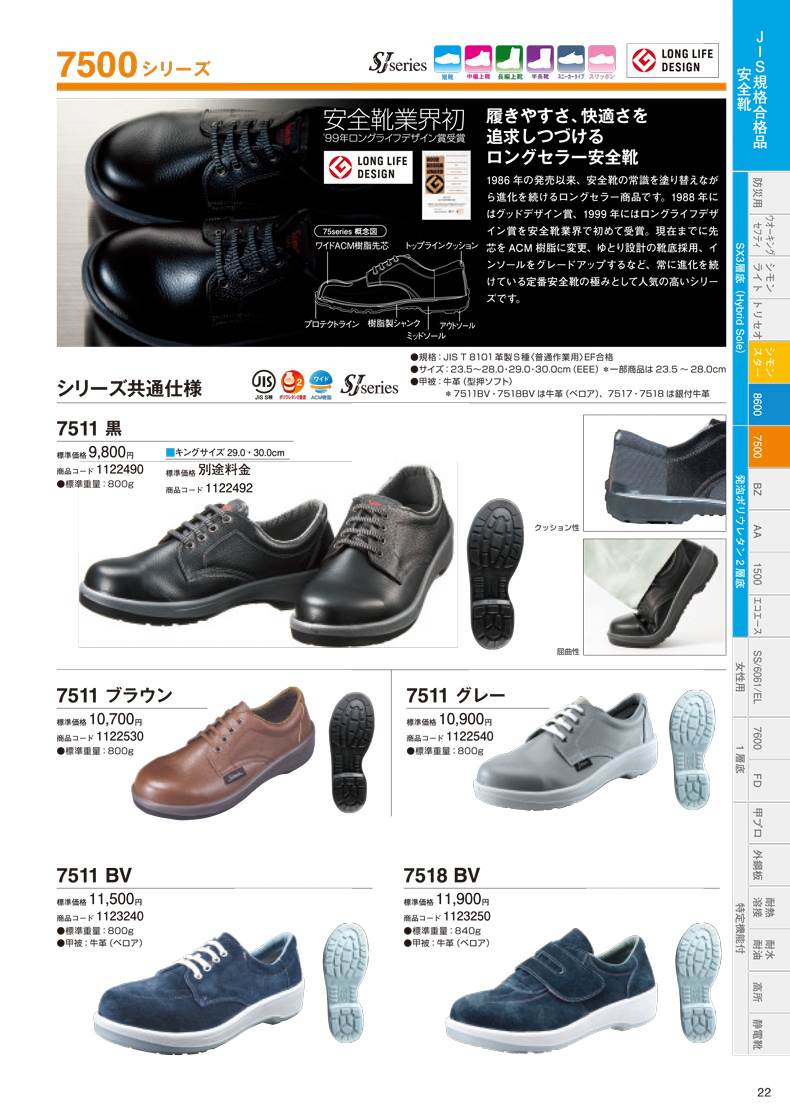 シモン(Simon)安全靴オンラインカタログ2014