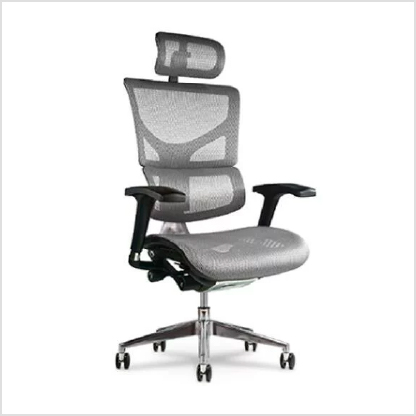 X-Chair メッシュチェア ヘッドレスト 高級 多機能 高機能 デザイナーズ グレー ホワイト