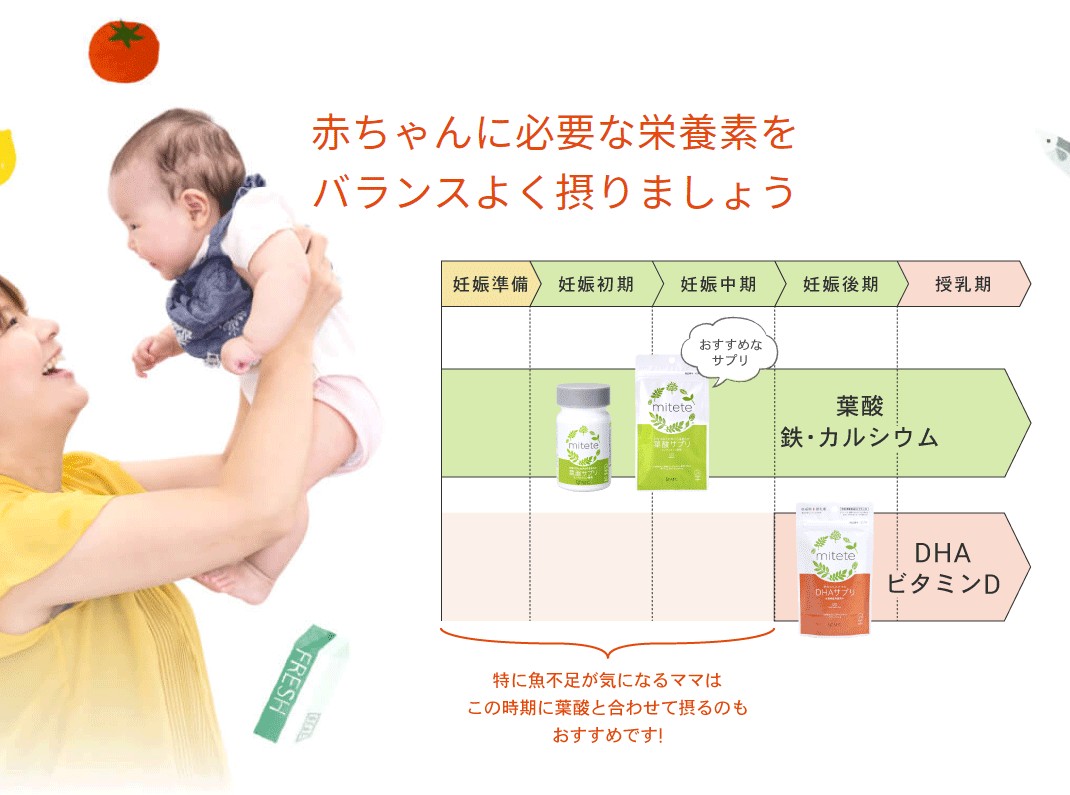 AFC mitete DHA サプリ 妊娠 妊婦 ママ 赤ちゃん 30日分