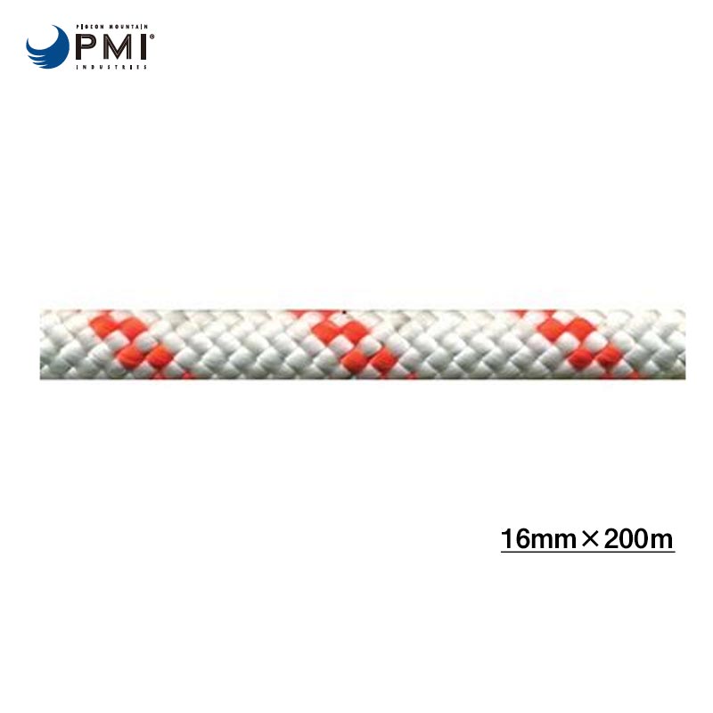 PMI (ピーエムアイ) スタティックロープ ハドソン・クラシック・プロフェッショナル 16mm 200m 【PM1011】