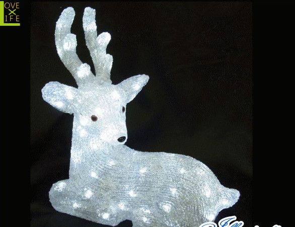 【LED】【3D】【モチーフ】【L3D(C)331】LED シッティングトナカイ【立体】【置き形】【トナカイ】【アニマル】【鹿】おとなしく座っている小鹿に癒されてください AOIデパートのLEDイルミネーション【イルミネーション】【クリスマス】【電飾】