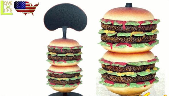 アメリカン雑貨 big sales promotion doll ハンバーガー hamburger 置物 オブジェ 大型商品 人形 アメリカ雑貨 アメリカ usa かわいい おしゃれ ドデカのドールでアイキャッチ 目立つならコレ 精巧な作りでグッド 目立ちます ワールド