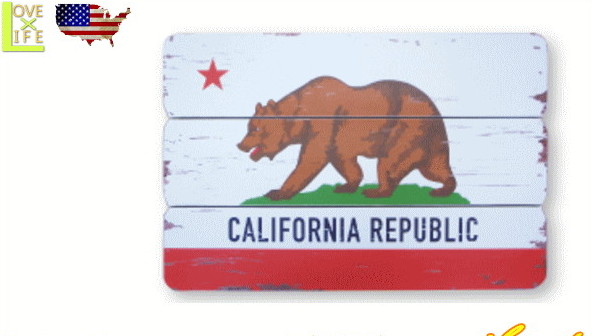 【アメリカン雑貨】ヴィンテージサインボード【カリフォルニア】【木製】【雑貨】【アメリカ雑貨】【看板】【ボード】【BAR】【インテリア】【アメリカ】【USA】【かわいい】【おしゃれ】