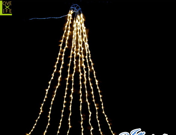 【イルミネーション】ドレープライト【電球色】【LED】【1008球】【冬】【簡単】【工事】【均等】【電飾】【装飾】【クリスマス】【輝き】【美しい】【かわいい】【イルミ】【ライト】