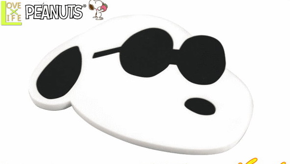 スヌーピー Snoopy シリコンコースター Joe Cool ジョークール ピーナッツ コースター ティータイム シリコン コップ置き 食器 かわいい ワールドショップ