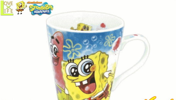【スポンジボブ】マグカップ【フラッフィー】【ベストバディ】【SpongeBob】【マグ】【コップ】【カップ】【キャラ】【食器】【キッチン】【ボブ】【ニコーロデオン】【かわいい】