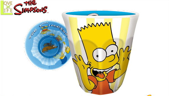 【ザ・シンプソンズ】【The Simpsons】メラミンカップ【アップ】【シンプソンズ】【コップ】【カップ】【メラミン】【タンブラー】【食器】【アニメ】【アメリカ】【カップ】【キッチン】【かわいい】
