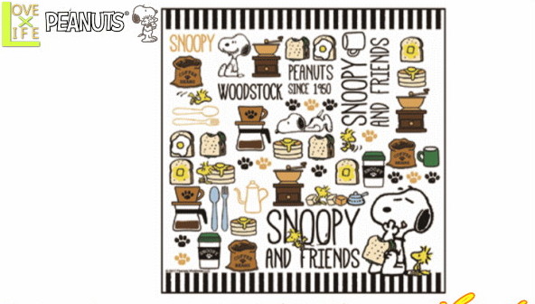 日本製 Snoopy スヌーピー ランチクロス カフェ柄 ピーナッツ グッズ アウトドア 敷物 ランチョンマット マット 遠足 入園 入学 グッズ ピクニック かわいい ワールドショップ