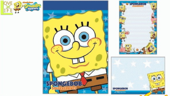 【日本製】【スポンジボブ】ミニメモ【アップ】【SpongeBob】【ボブ】【B8】【メモ】【ノート】【学校】【文房具】【スクール】【グッズ】【マンガ】【アニメ】【かわいい】