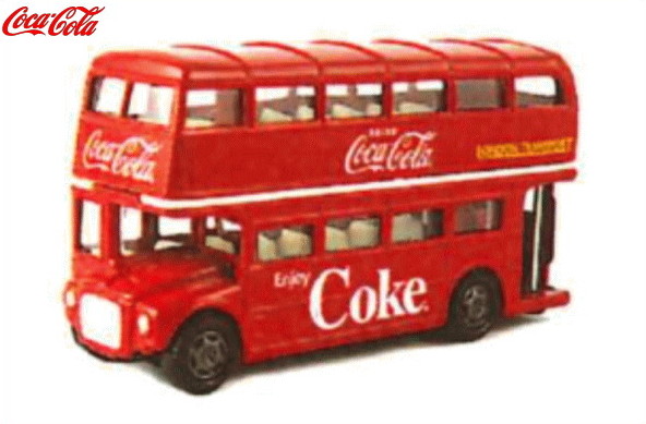 【コカ・コーラ】【COCA-COLA】コカコーラ ミニカー【Routemaster Double Decker Bus】【おもちゃ】【ミニカー】【車】【カー】【トイ】【コーク】【アメリカン雑貨】【ドリンク】【ブランド】【アメリカ】【かわいい】【おしゃれ】