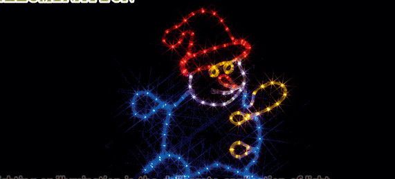 【ローボルト】LEDルミネーション（連結タイプ）　LEDモチーフ 雪だるま☆LEDイルミネーション　【LED】【送料無料】【クリスマス】【イルミネーション】【電飾】【モチーフ】【大人気】