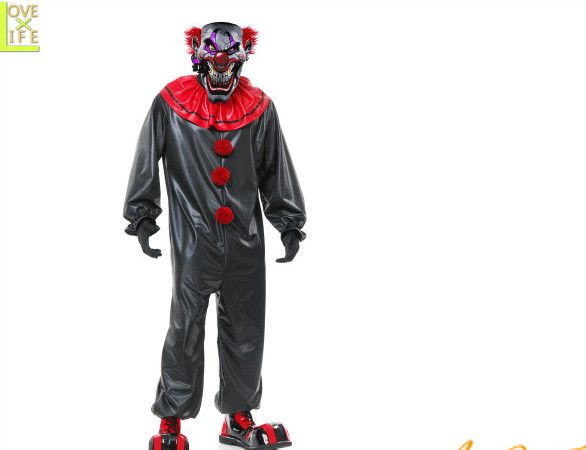 メンズ スモーキンジョー Smokin Joe The Evil Clown ピエロ キャラクター 仮装 衣装 コスプレ コスチューム ハロウィン パーティ イベント かわいい 今年のハロウィンはかわいい衣装でかっこよく着こなし 目立っちゃいましょう