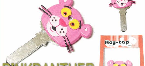 ピンクパンサー キーキャップ 鍵カバー キーキャップ キャラクターが豊富ですｙｏ 人気商品 大人気 ワールドショップ