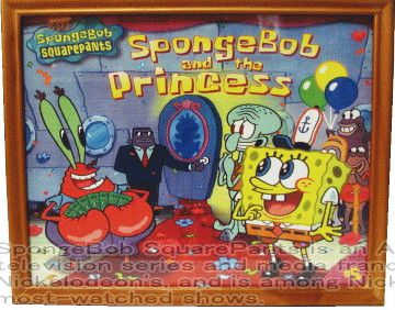 スポンジボブ【SpongeBob】イラスト ピクチャーフレーム！コレかっこいいです！インテリアとしてお部屋をBOB仕様にしちゃってください！♪【】【15 】【大人気】