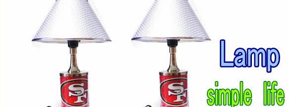 サンフランシスコ・フォーティナイナーズ【San Francisco 49ers】　NFL　ランプ【Lamp】！コレ電気ですので机に置いて使ってもGOOD！白熱球ですので温かみがある色彩ですYO！オススメであります！【】【15 】【大人気】