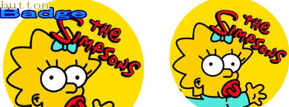ザ・シンプソンズ【The Simpsons】【マギー】人気の缶バッジを大量投入！服やバック・カバンなどをリメイクしちゃいましょう♪なつかしいキャラクターや海外のメーカー！お気に入りを見つけてください♪【缶】【バッチ】【バッジ】【】
