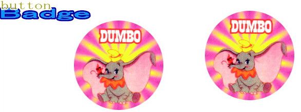 ダンボ【Dumbo】人気の缶バッジを大量投入！服やバック・カバンなどをリメイクしちゃいましょう♪なつかしいキャラクターや海外のメーカー！お気に入りを見つけてください♪【缶】【バッチ】【バッジ】【】