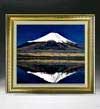 富士山(3) Ｆ10サイズ　【油絵 直筆絵画】【布張りキャンバス・額縁付】