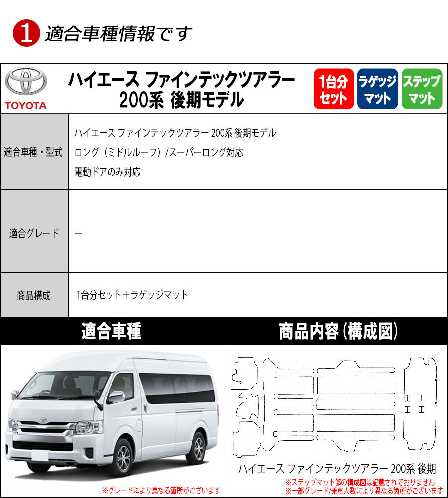 楽天市場】トヨタ TOYOTA ハイエース ファインテックツアラー 200系 