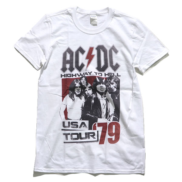 ACDC 1979WORLD TOUR ラグランTシャツ エルサルバドル製身幅60