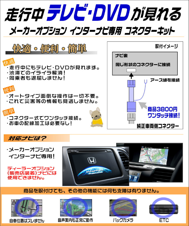 【楽天市場】テレビキット ステップワゴン(スパーダ含む) RP1