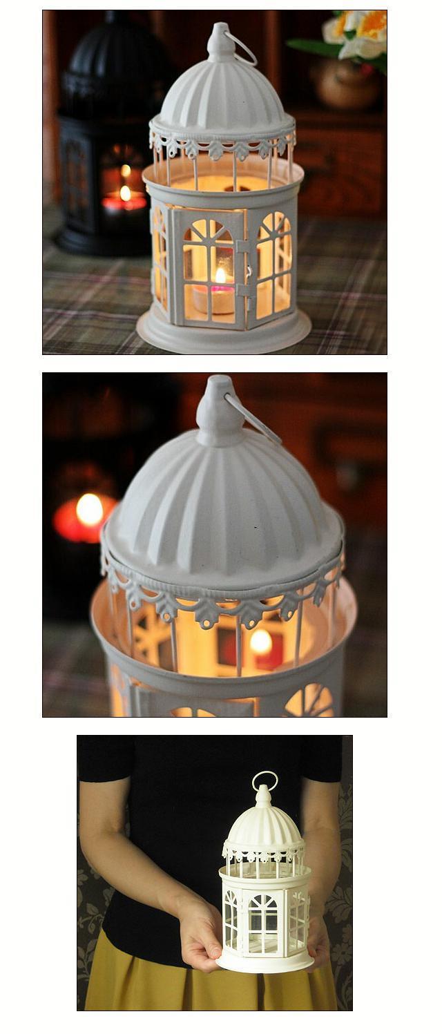 直営店 XIMING 2個の鳥かごキャンドルホルダーモアシックティーライト燭台ハンギングランタンの装飾 glm.co.il