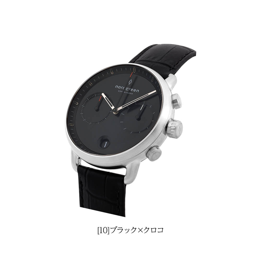 【楽天市場】ノードグリーン nordgreen メンズ 腕時計 クロノグラフ 時計 パイオニア PIONEER 42mm シルバーケース