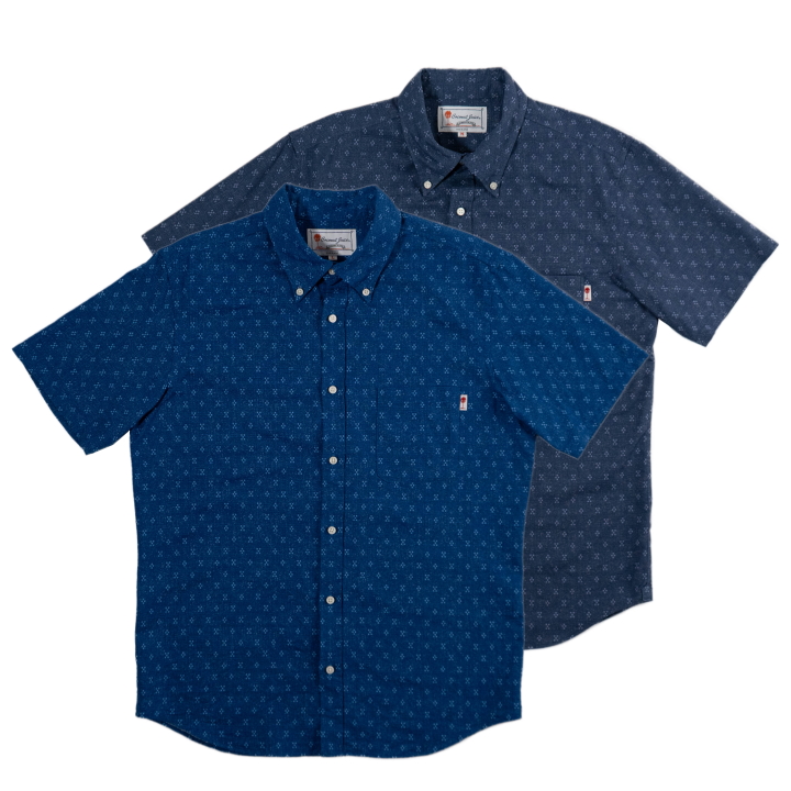 かりゆしウェア 半袖 メンズボタンダウンシャツ098-かりゆしウェア通販 沖縄アロハシャツファクトリー