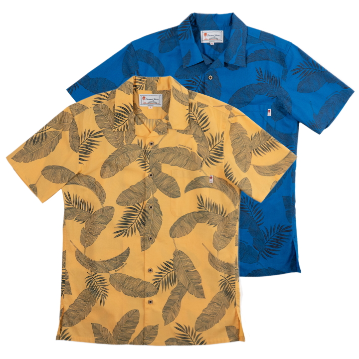 かりゆしウェア 半袖 メンズオープンシャツ013-かりゆしウェア通販 沖縄アロハシャツファクトリー