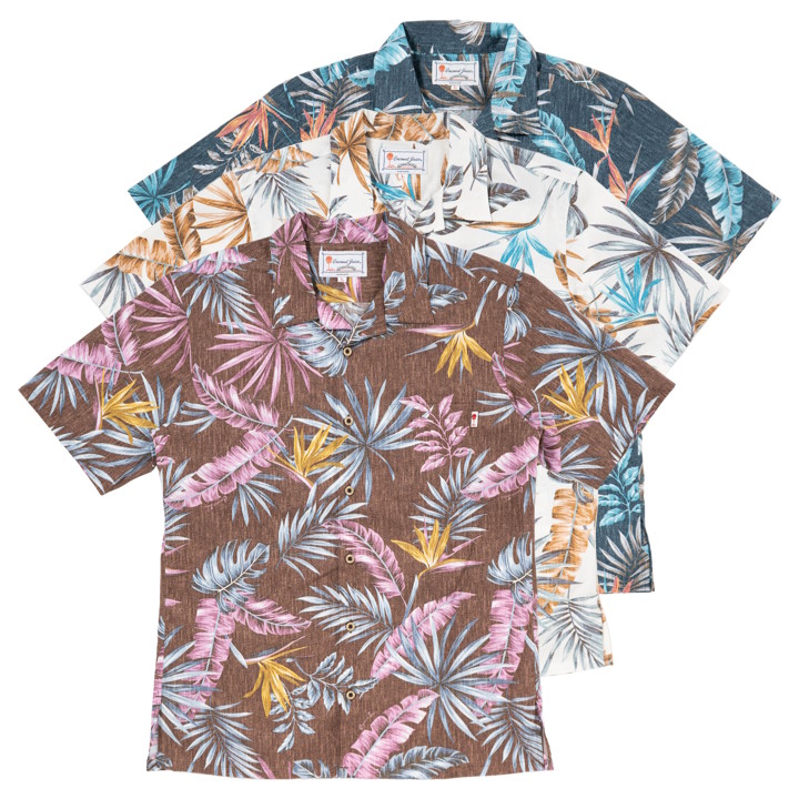 かりゆしウェア メンズオープンカラーシャツ（082） 全3色 半袖-かりゆしウェア通販 沖縄アロハシャツファクトリー