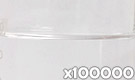 「コチニールレッドAL （コチニール色素）」の水溶希釈例（100000倍）
