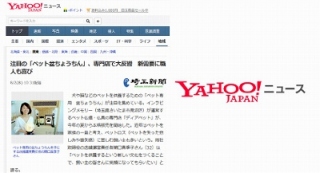 Yahoo！ニュースにディアペットの盆ちょうちんが掲載されました