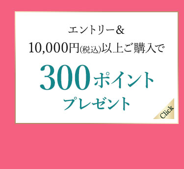 エントリー＆1万円以上購入で300ポイントプレゼント