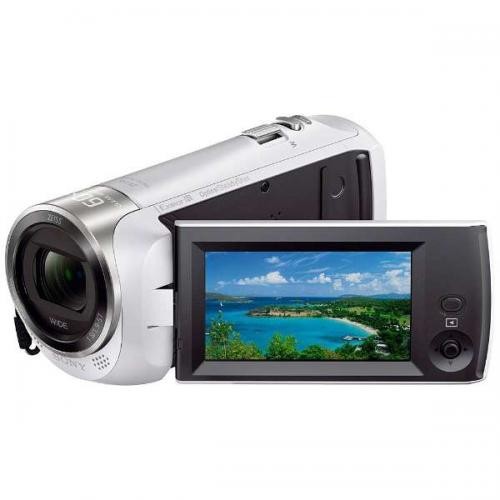 SONY ビデオカメラ Handycam 光学ズーム30倍 32GB ホワイト HDR-CX470W ソニー ハンディカム 〈HDRCX470-WC〉