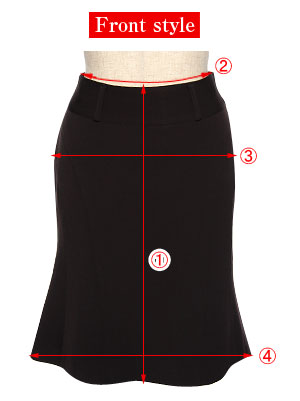 スカート測り方