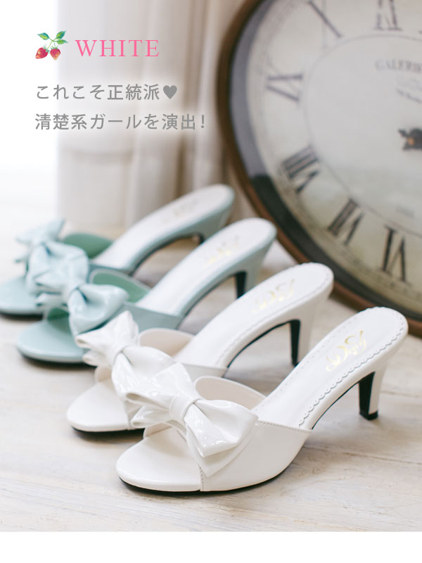 dreamv | Rakuten Global Market: Wear cute shoes mules legs ceremony