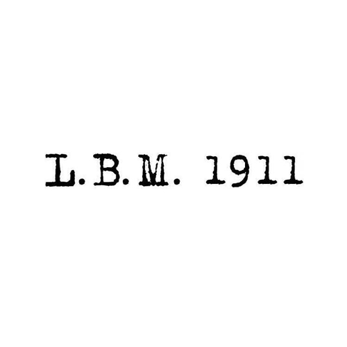 L.B.M.1911 エル.ビ.ーエム.1911