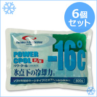 保冷剤 パワークール-16度（6個セット）800g*6