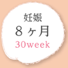 妊娠 8ヶ月 30week