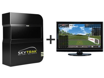 SkyTrak PC Xswingシミュレーションゴルフが楽しめるSkyTrak商品の拡張版。ご自宅で本格的にスクリーンゴルフを！